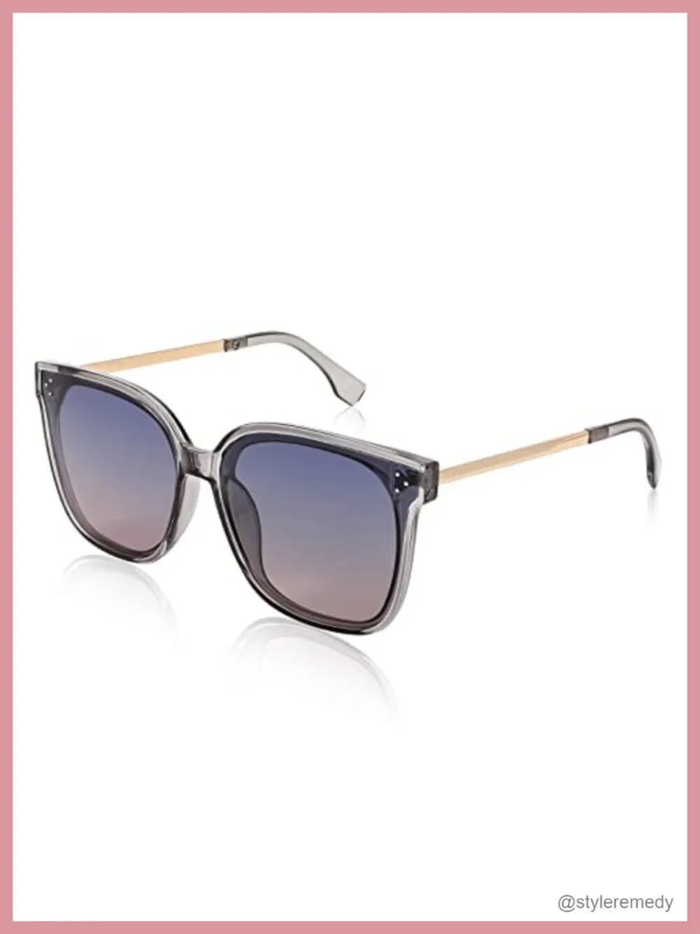 Oversized Retro Square Polarized Sunglasses Women UV400
